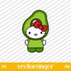 Hello Kitty Avocado SVG Files