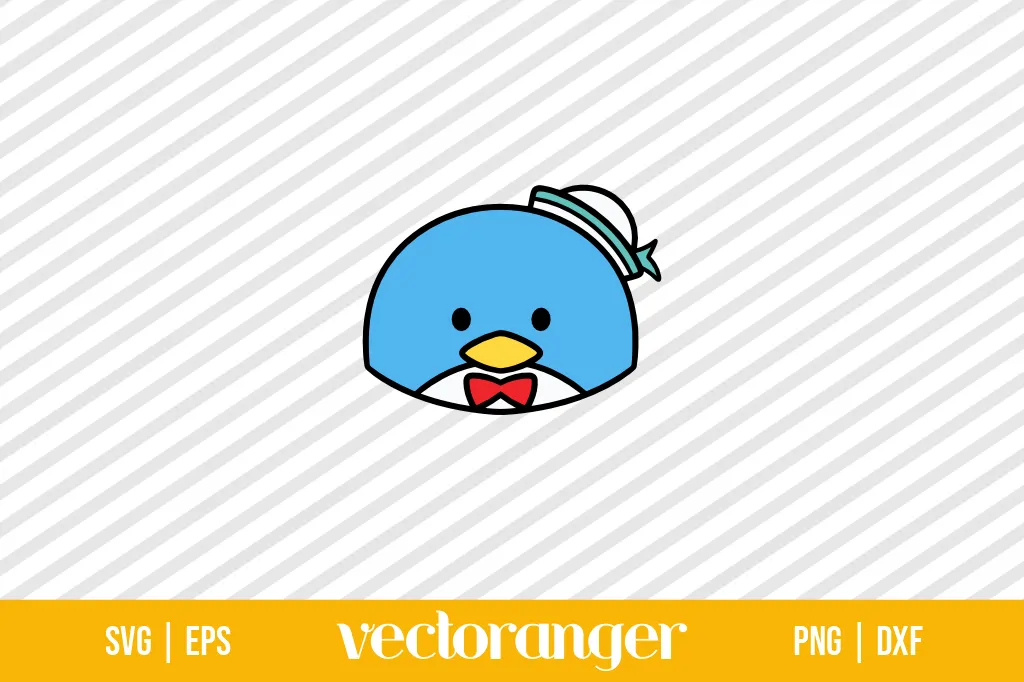 Tuxedo Sam Face SVG 1 Tuxedo Sam Face SVG