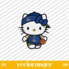 Hello Kitty Golden State Warriors SVG
