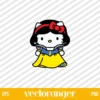Hello Kitty Snow White SVG File
