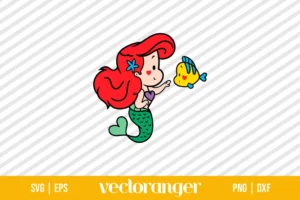 Ariel The Little Mermaid SVG