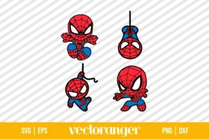 Baby Spiderman SVG Bundle