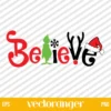 Believe Grinch Christmas SVG Free
