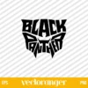 Black Panther Logo SVG Free
