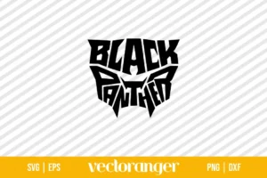Black Panther Logo SVG Free