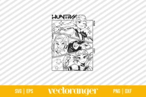 K Pop Demon Huntrix SVG