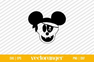 Mickey Pirate SVG Free