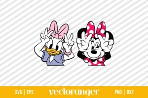 Minnie and Daisy Disney Friends SVG