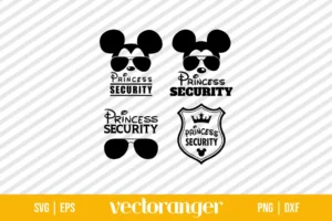 Princess Security SVG Files