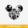 Star Wars Mickey Mouse Head SVG