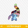 Stitch Ice Cream SVG