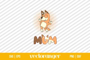 Bluey Mum Chilli SVG