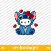Hello Kitty Stitch SVG