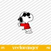 Joe Cool Snoopy SVG