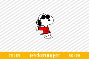 Joe Cool Snoopy SVG