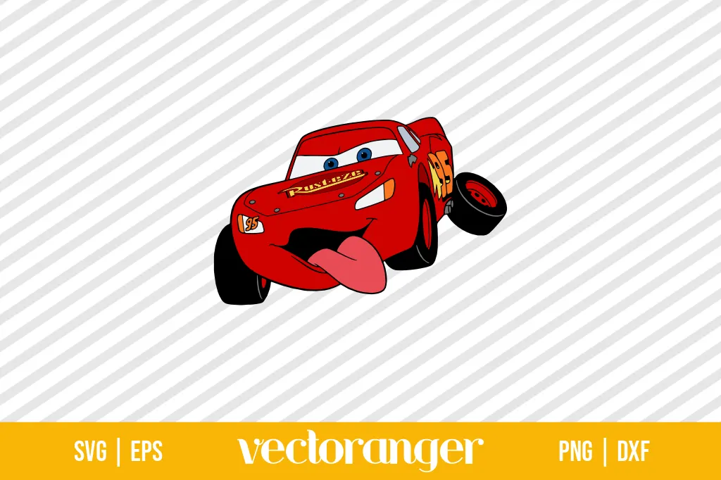 Lightning Mcqueen SVG Vector 1 Lightning Mcqueen SVG Vector