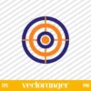 NERF Target SVG Free