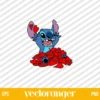 Stitch Valentines Day SVG