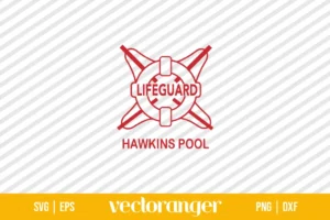 Stranger Things Hawkins Pool SVG