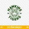 Stranger Things Hawkins Tigers Logo SVG