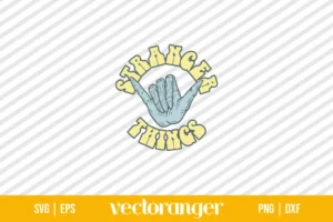 Stranger Things Skull Hands SVG