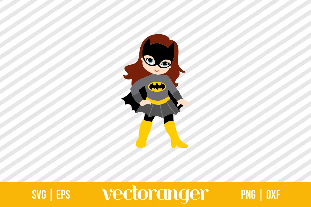 Batgirl SVG 1 Batgirl SVG