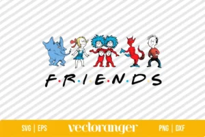 Dr Seuss Friends SVG