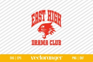 High School Musical East High Wildcats Drama Club SVG