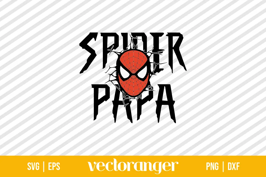 Spider Papa SVG File 1 Spider Papa SVG File