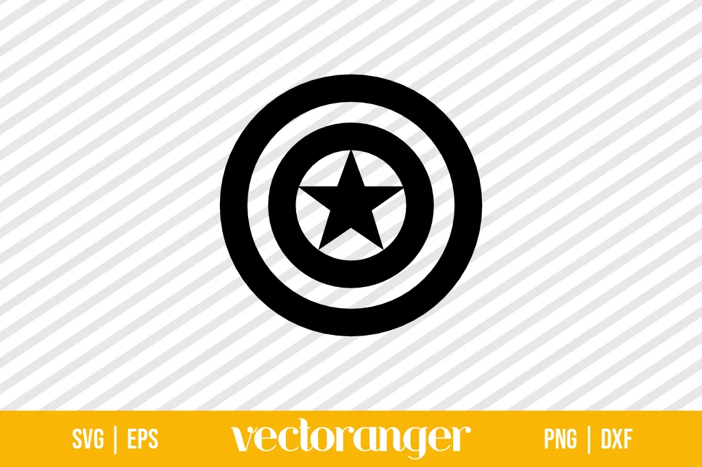 Captain America Shield SVG Free 1 Captain America Shield SVG Free