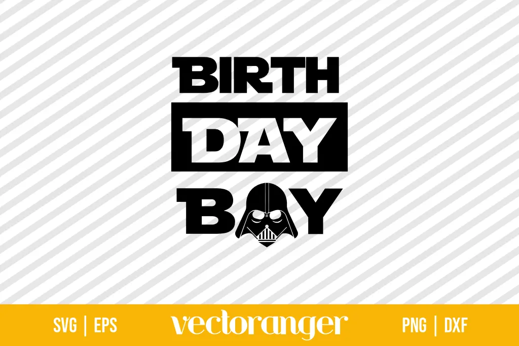 Darth Vader Birthday SVG 1 Darth Vader Birthday SVG