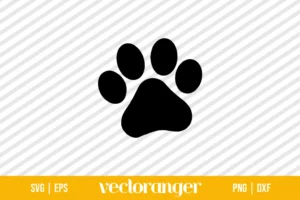 Dog Paw Print SVG Free