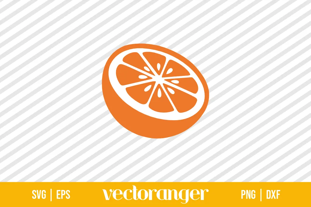 Orange Slice SVG Free 1 Orange Slice SVG Free