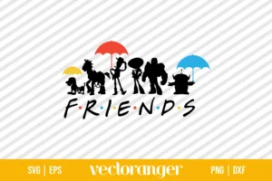 Toy Story Umbrella Friends SVG