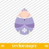 Disney Sofia Easter Egg SVG
