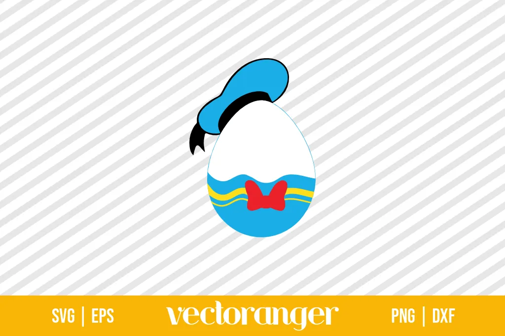 Donald Duck Easter Egg SVG 1 Donald Duck Easter Egg SVG