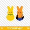 Goofy and Pluto Bunny Peeps SVG