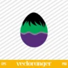 Hulk Easter Egg SVG