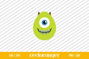 Mike Wazowski Easter Egg SVG