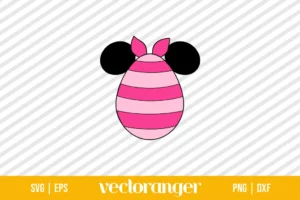 Piglet Ears Easter Egg SVG