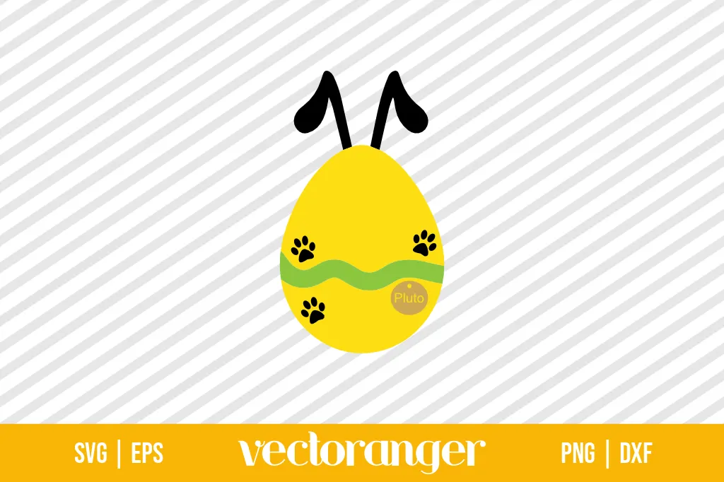 Pluto Easter Egg SVG 1 Pluto Easter Egg SVG