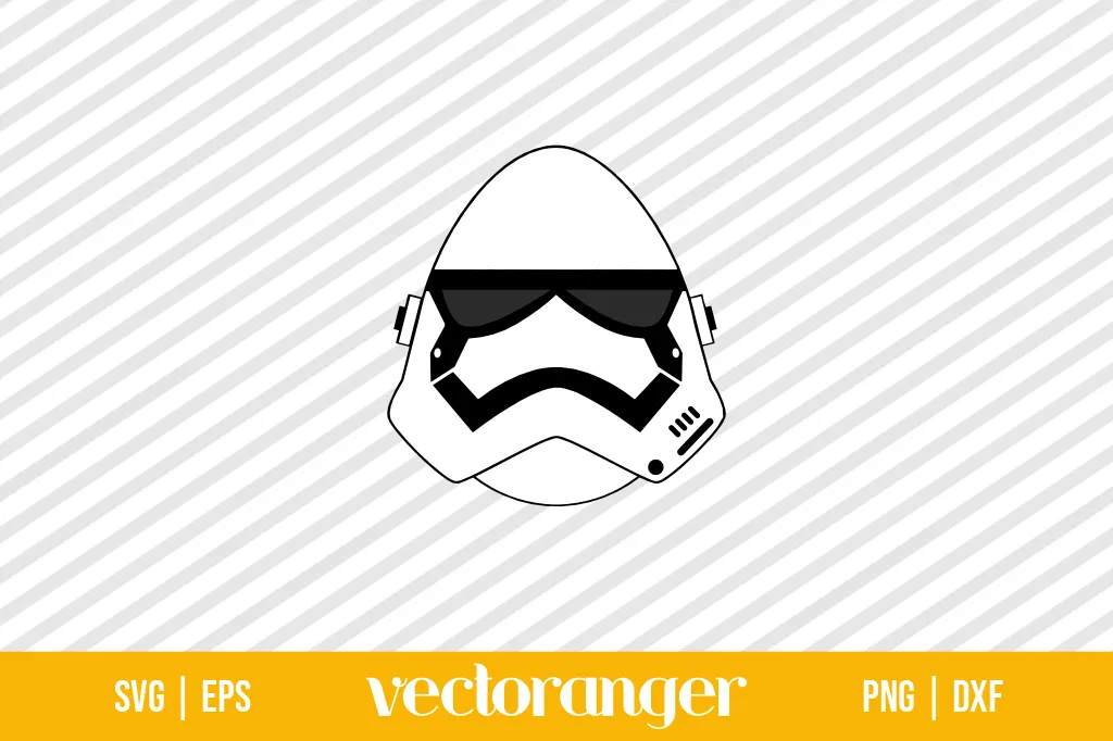 Stormtrooper Easter Egg SVG 1 Stormtrooper Easter Egg SVG
