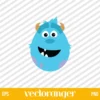 Sulley Easter Egg SVG