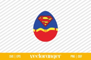 Superman Easter Egg SVG