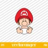 Baby Mario SVG