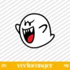Boo Super Mario SVG Free