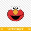 Elmo Face SVG Free