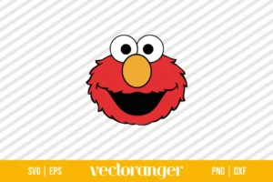 Elmo Face SVG Free