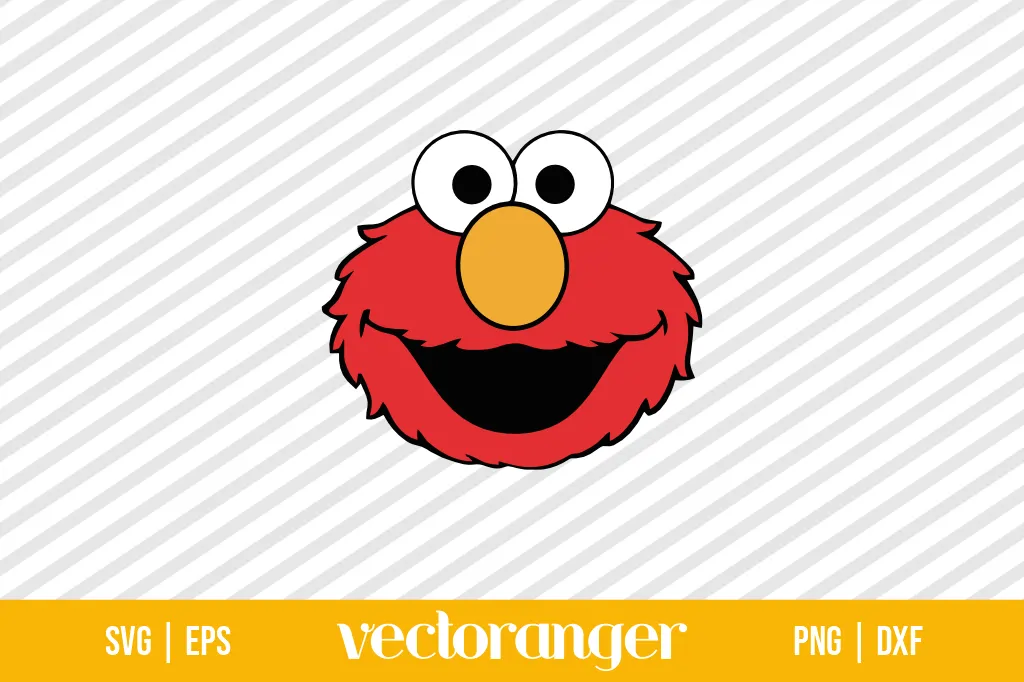 Elmo Face SVG Free 1 Elmo Face SVG Free