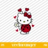 Hello Kitty Ladybug SVG